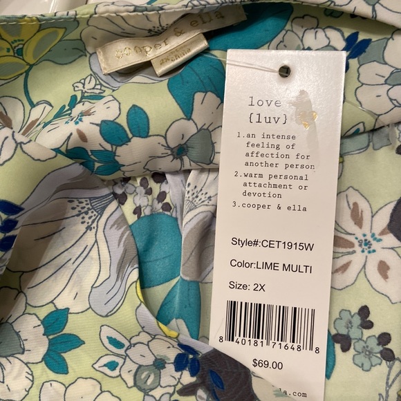 Cooper & Ella flowery blouse - Picture 7 of 9